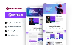 HyperAI – AI Marketing Agency and Technology Elementor Template Kit