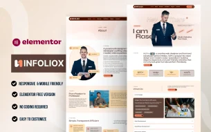 Personal Portfolio Elementor Template Kit