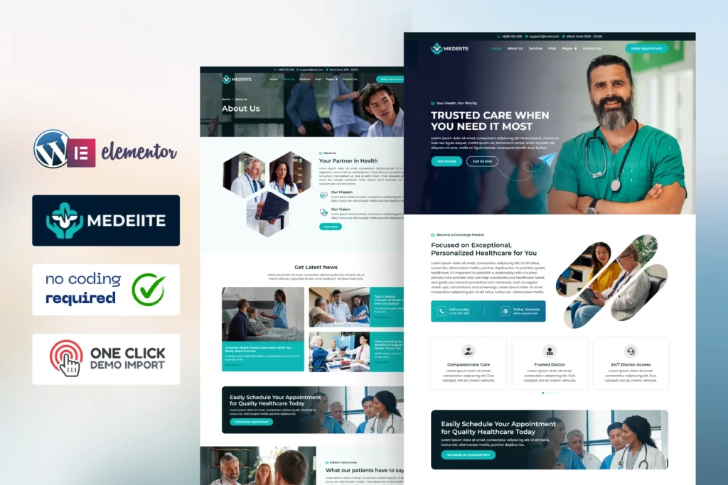Health & Medical Elementor Pro Template