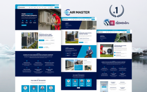 Air Master AC Repair WordPress Elementor Template Kit