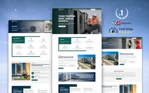Cold Snap AC Repair WordPress Elementor Template kit