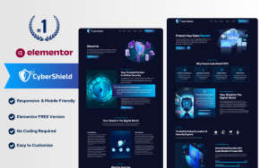 CyberShield – VPN , Proxy & Cyber Security Services WordPress Elementor Kit