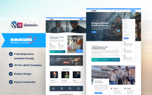 Immigre — Immigration and Visa Consulting WordPress Elementor Kit