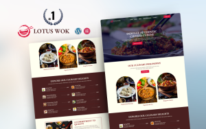 Lotus Wok — Chinese Restaurant WordPress Elementor