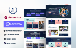 Loventra – Home Care Services WordPress Elementor Template Kit