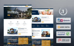 QuorVista Real Estate WordPress Elementor Template Kit