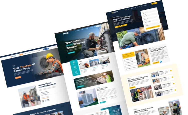 AC Repair Service Elementor Themes And Templates