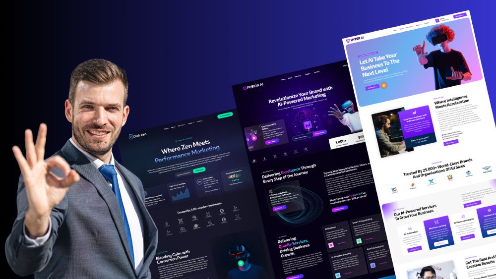 Best Modern Tech & AI Company Homepage Layout Ideas