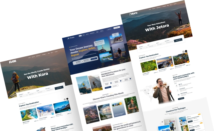 Tour & Travel Agency Elementor themes and Templates
