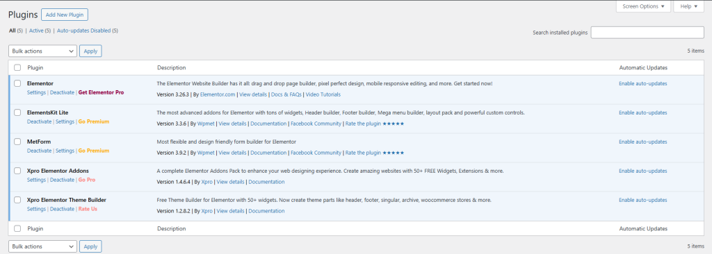 How to install Elementor Plugins
