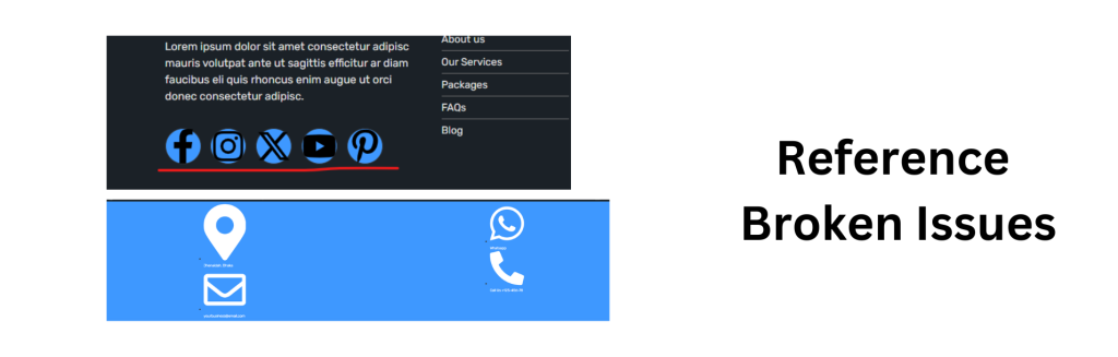 Broken issues reference 