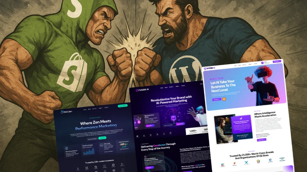 Shopify vs WordPress for AI Startup Websites — What Should You Choose?