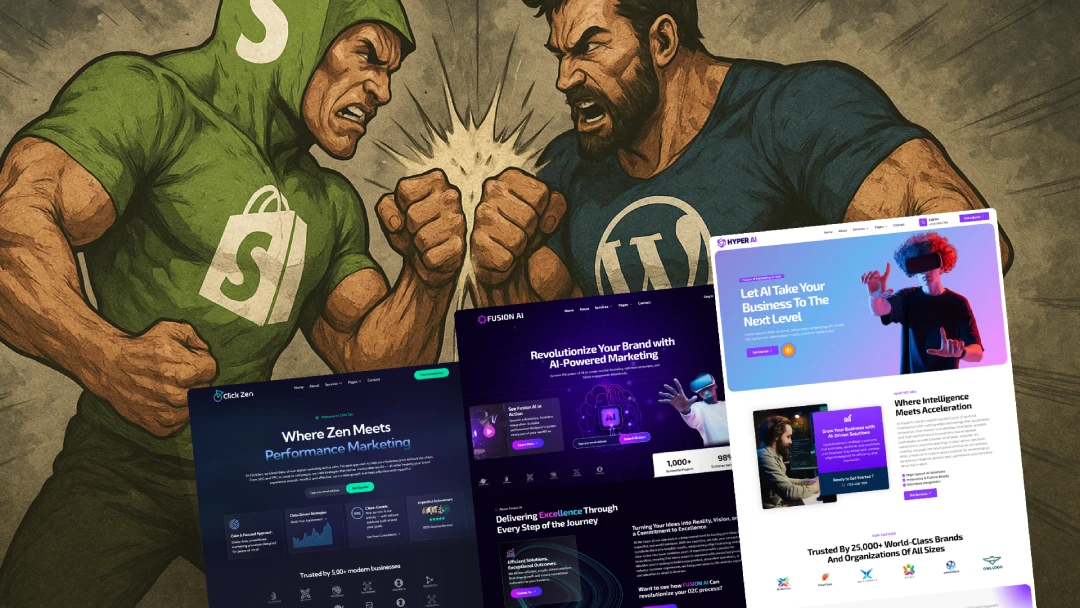 Shopify vs WordPress for AI Startup Websites — What Should You Choose?